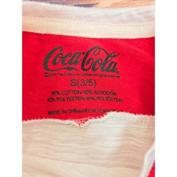 Coca-Cola Kids Retro Authentic Crewneck T-Shirt Small (3/5) - Picture 5 of 7